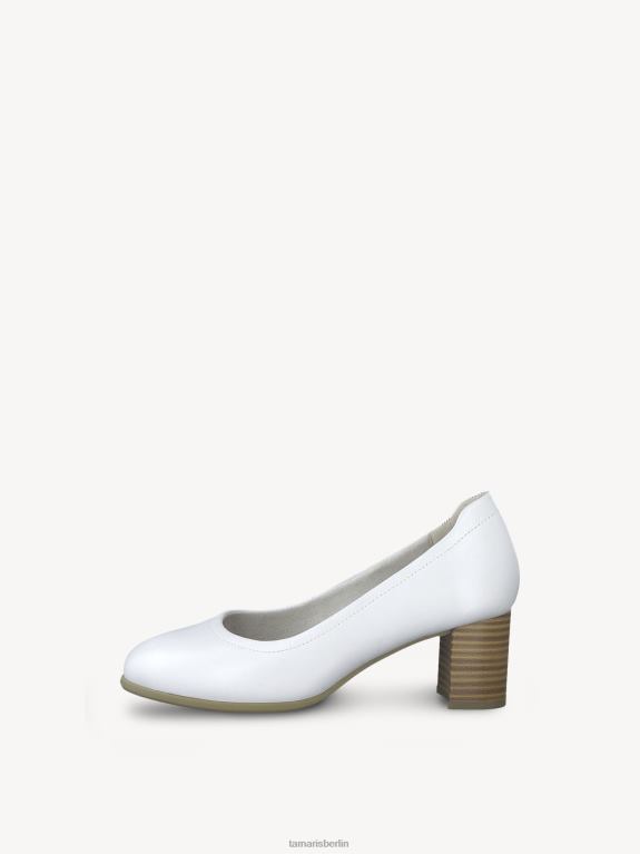 de Tamaris Frauen Lederpumps - weiß 0LHV41065 Schuhe