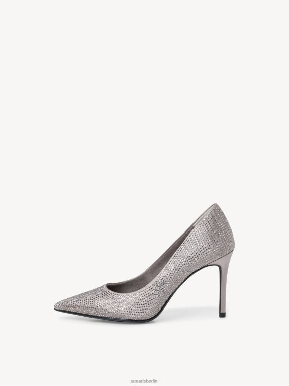 de Tamaris Frauen Pumps - Grau/Grau-Glamour 0LHV41690 Schuhe
