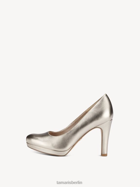 de Tamaris Frauen Pumps – Metallic/Hellgold 0LHV4408 Schuhe