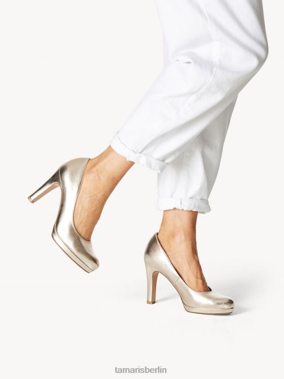 de Tamaris Frauen Pumps – Metallic/Hellgold 0LHV4408 Schuhe
