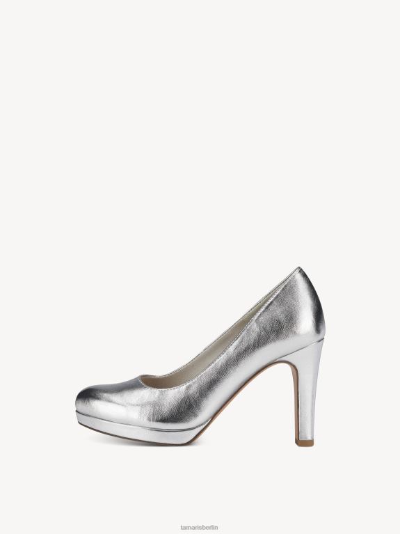 de Tamaris Frauen Pumps - Metallic/Silber 0LHV4966 Schuhe