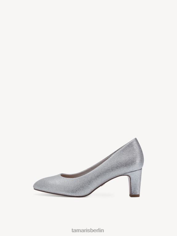 de Tamaris Frauen Pumps – Metallic/Silber-Glamour 0LHV4507 Schuhe