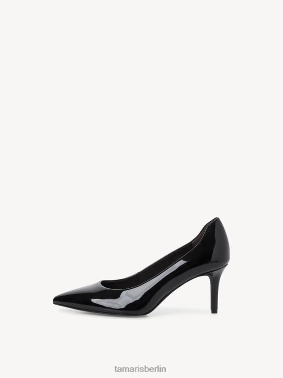 de Tamaris Frauen Pumps - Schwarz/Schwarzes Lackleder 0LHV42282 Schuhe