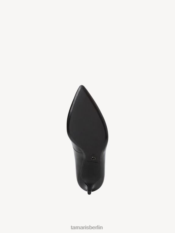 de Tamaris Frauen Pumps - Schwarz/Schwarzes Lackleder 0LHV42282 Schuhe