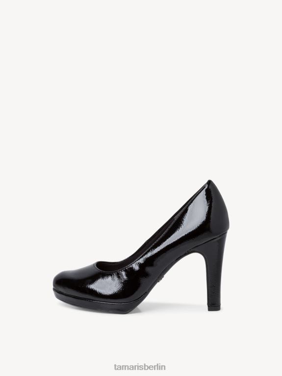 de Tamaris Frauen Pumps - Schwarz/Schwarzes Lackleder 0LHV4897 Schuhe