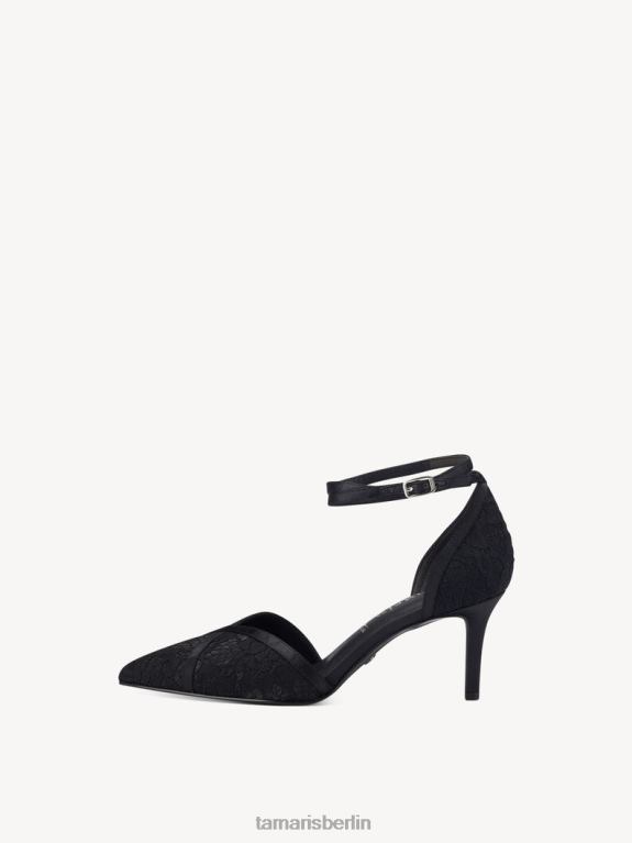 de Tamaris Frauen Pumps - Schwarz/Schwarzes Makramee 0LHV4865 Schuhe