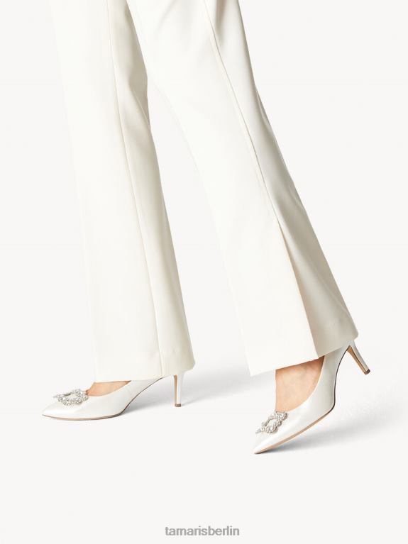 de Tamaris Frauen Pumps - Weiß/Perle 0LHV4935 Schuhe
