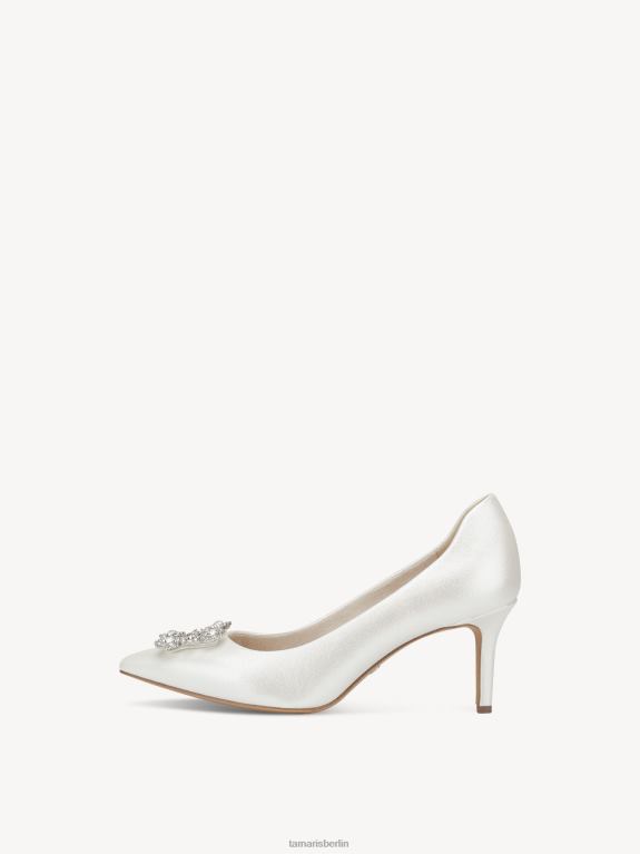 de Tamaris Frauen Pumps - Weiß/Perle 0LHV4935 Schuhe