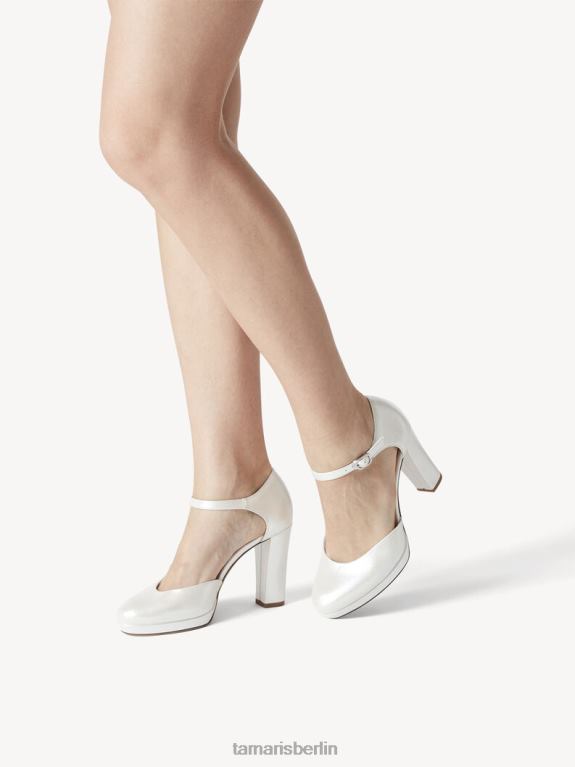de Tamaris Frauen Pumps - Weiß/Perle 0LHV4952 Schuhe