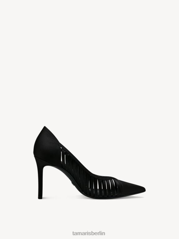 de Tamaris Frauen Pumps - schwarz/schwarzer Satin 0LHV41431 Schuhe