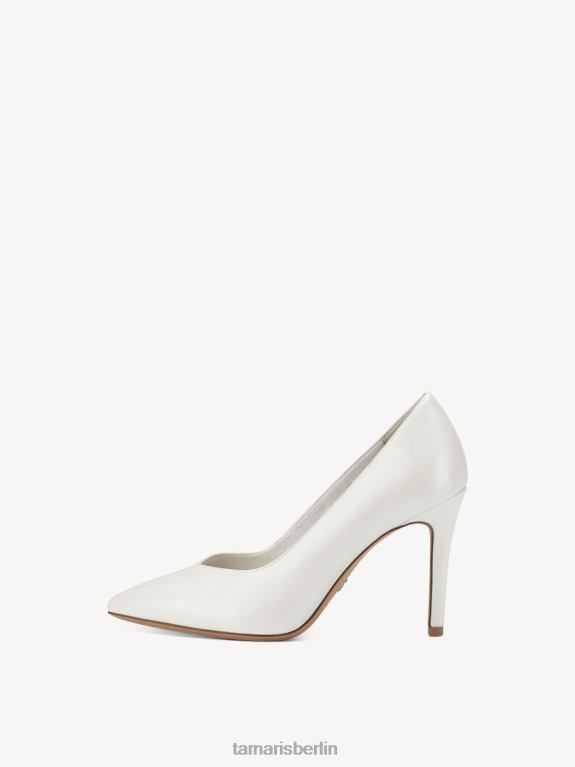 de Tamaris Frauen Pumps - weiß/weiße Perle 0LHV4468 Schuhe
