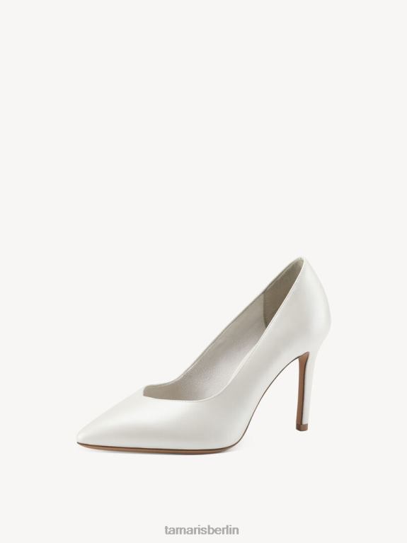 de Tamaris Frauen Pumps - weiß/weiße Perle 0LHV4468 Schuhe