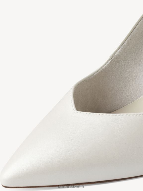 de Tamaris Frauen Pumps - weiß/weiße Perle 0LHV4468 Schuhe