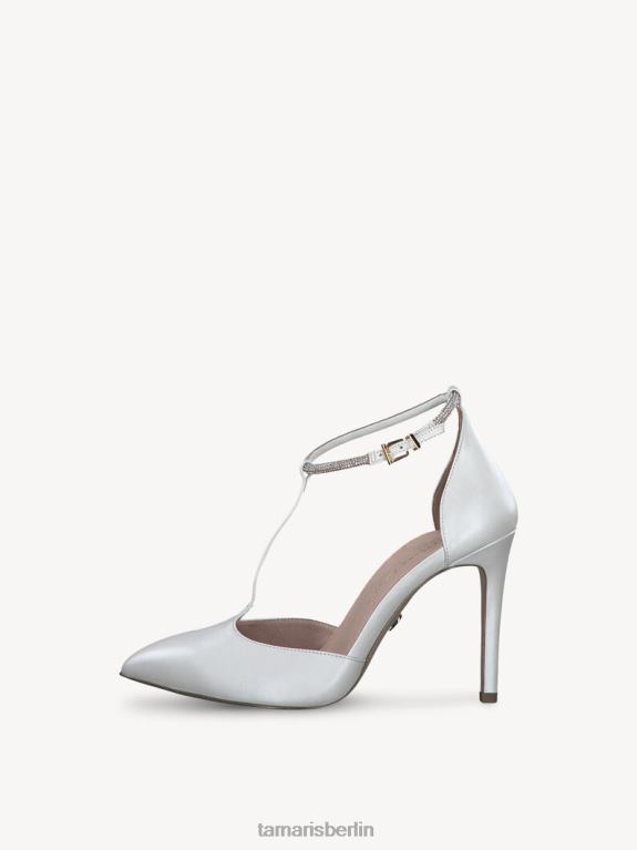 de Tamaris Frauen Pumps - weiß/weißer Kristall 0LHV41504 Schuhe