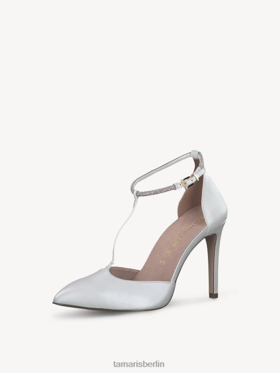 de Tamaris Frauen Pumps - weiß/weißer Kristall 0LHV41504 Schuhe