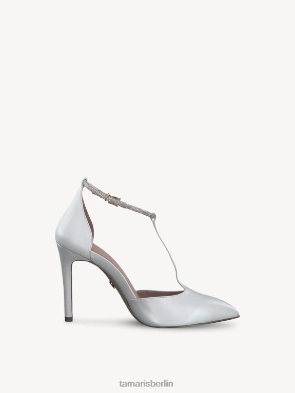 de Tamaris Frauen Pumps - weiß/weißer Kristall 0LHV41504 Schuhe