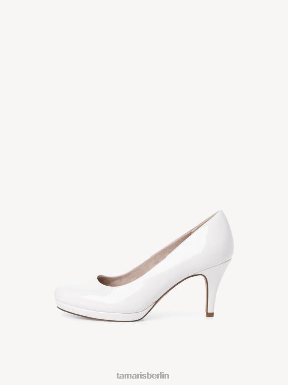 de Tamaris Frauen Pumps - weiß/weißes Lackleder 0LHV42042 Schuhe