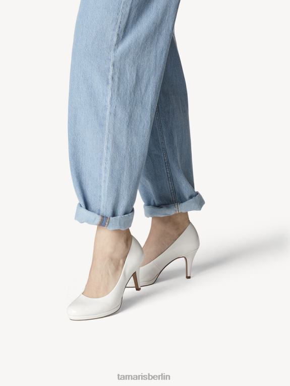 de Tamaris Frauen Pumps - weiß/weißes Lackleder 0LHV42042 Schuhe