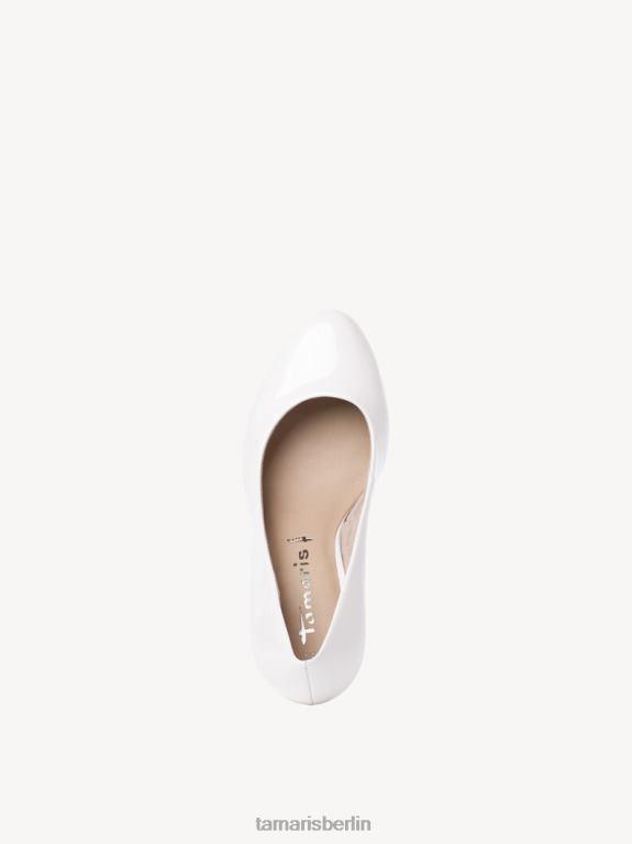de Tamaris Frauen Pumps - weiß/weißes Lackleder 0LHV42042 Schuhe