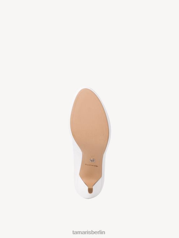 de Tamaris Frauen Pumps - weiß/weißes Lackleder 0LHV42042 Schuhe