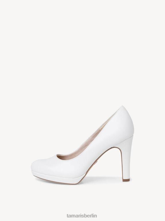 de Tamaris Frauen Pumps - weiß/weiß matt 0LHV41343 Schuhe