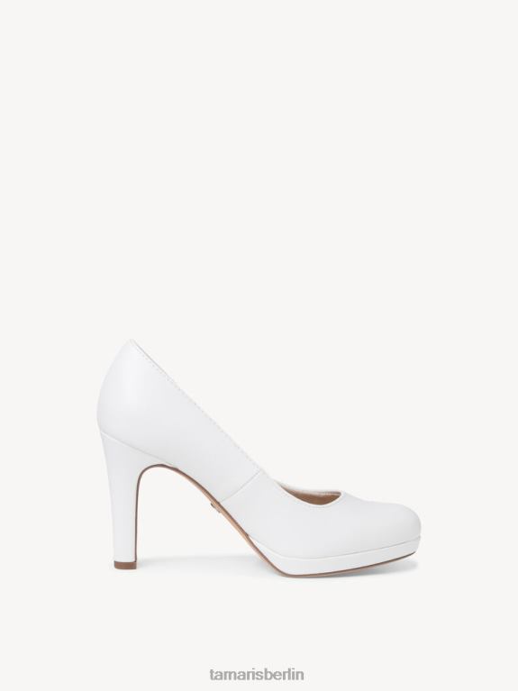 de Tamaris Frauen Pumps - weiß/weiß matt 0LHV41343 Schuhe