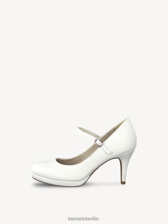 de Tamaris Frauen Pumps - weiß/weiß matt 0LHV42257 Schuhe