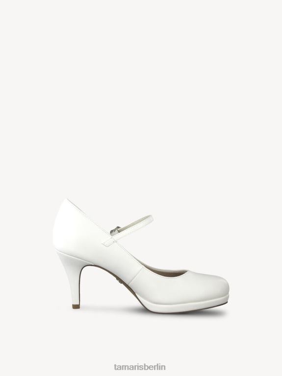 de Tamaris Frauen Pumps - weiß/weiß matt 0LHV42257 Schuhe