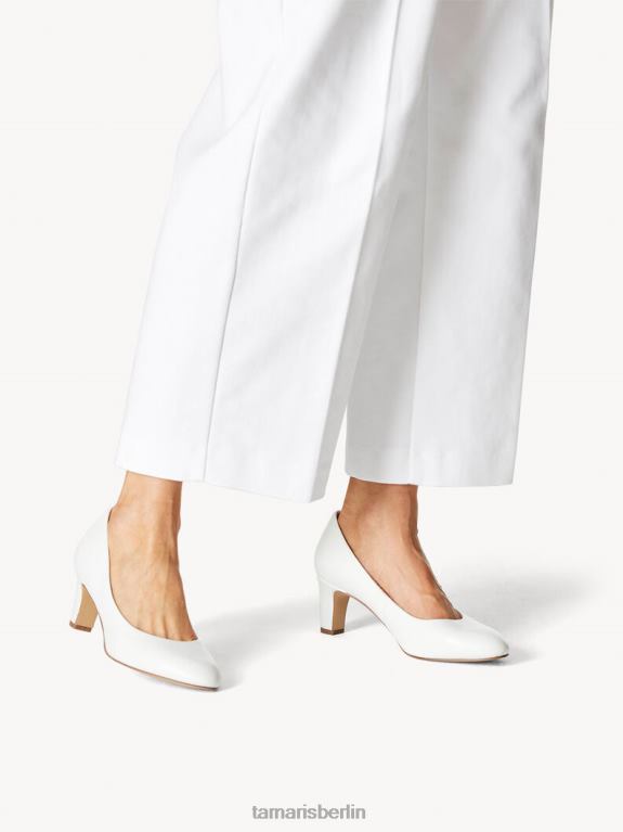 de Tamaris Frauen Pumps - weiß/weiß matt 0LHV457 Schuhe