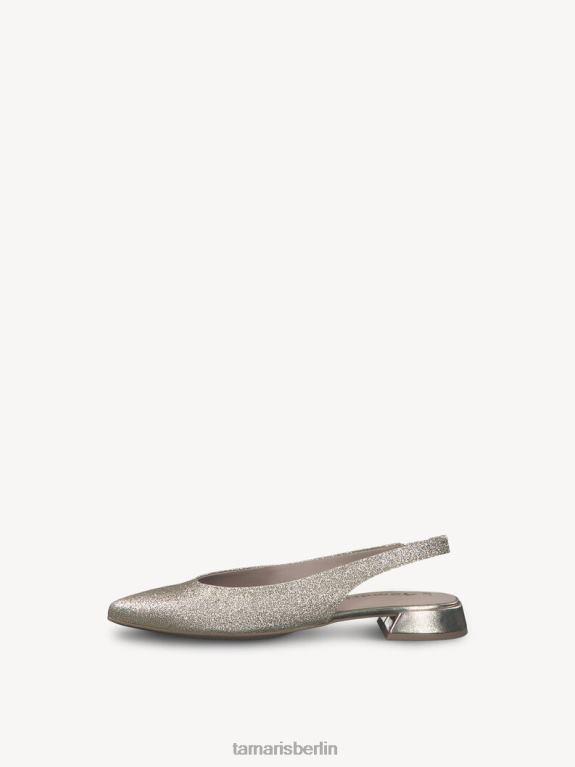 de Tamaris Frauen Slingpumps – Metallic/Hellgold 0LHV4994 Schuhe