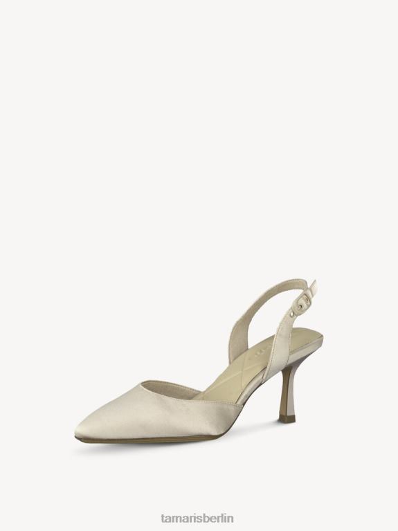 de Tamaris Frauen Slingpumps - Weiß/Champagner 0LHV42075 Schuhe