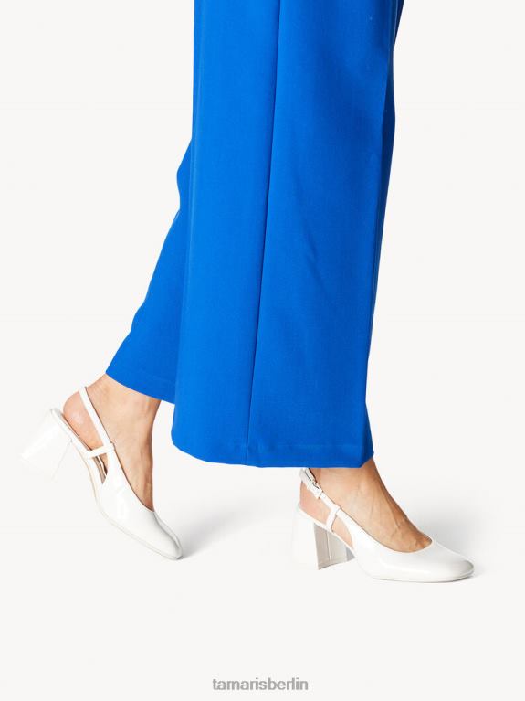 de Tamaris Frauen Slingpumps – weiß/weißes Lackleder 0LHV41959 Schuhe