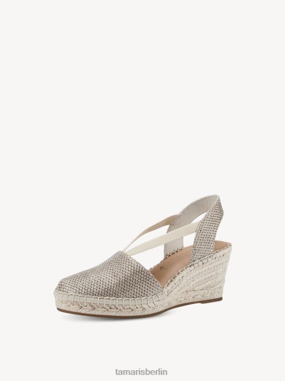 de Tamaris Frauen Espadrill – Metallic/Hellgold 0LHV41632 Schuhe