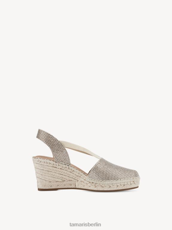 de Tamaris Frauen Espadrill – Metallic/Hellgold 0LHV41632 Schuhe