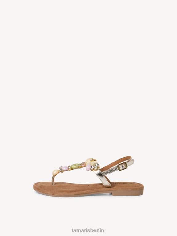 de Tamaris Frauen Ledersandale – Beige/Sandkamm 0LHV4884 Schuhe