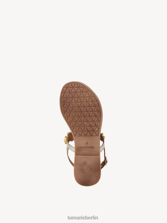 de Tamaris Frauen Ledersandale – Beige/Sandkamm 0LHV4884 Schuhe