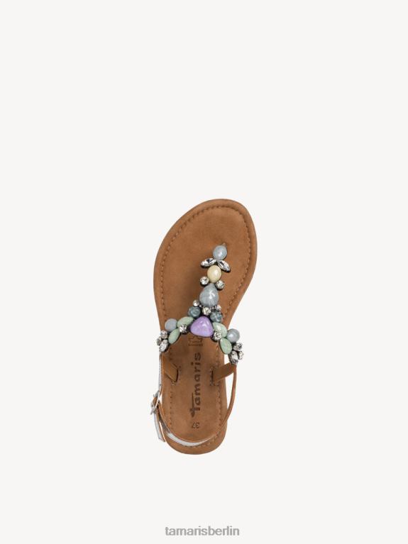 de Tamaris Frauen Ledersandale – Blau/Himmelkamm 0LHV41555 Schuhe