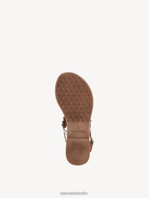 de Tamaris Frauen Ledersandale – Blau/Himmelkamm 0LHV41555 Schuhe