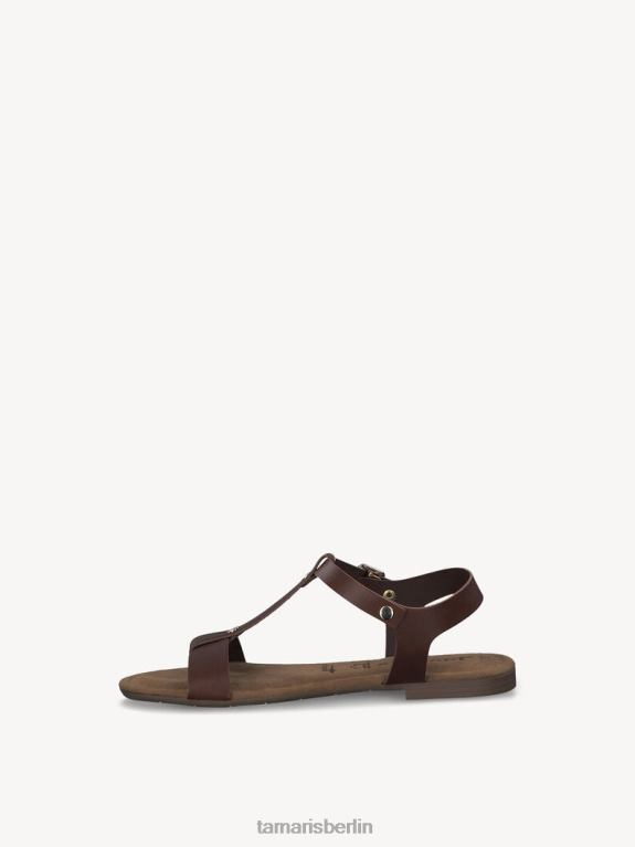 de Tamaris Frauen Ledersandale - Braun/Café 0LHV42174 Schuhe