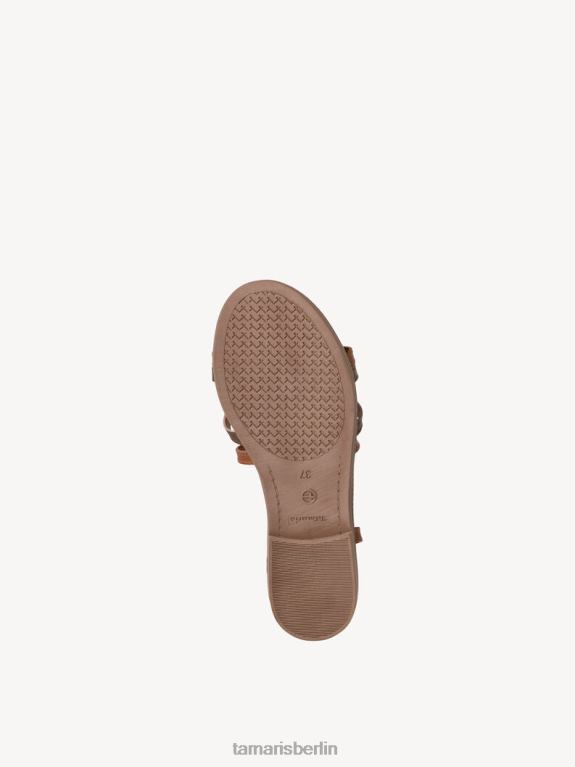 de Tamaris Frauen Ledersandale - Braun/Cognac 0LHV42244 Schuhe