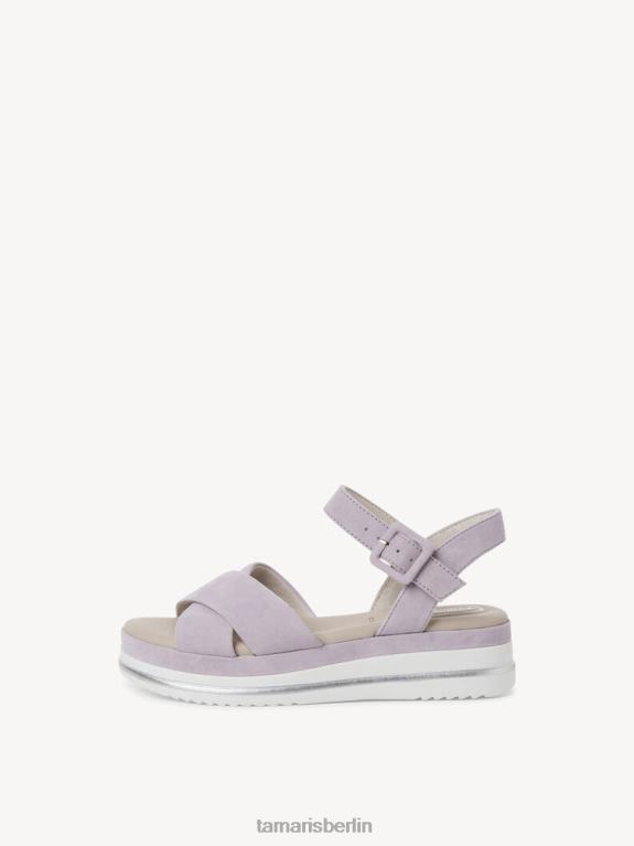 de Tamaris Frauen Ledersandale – Lila/Lavendel 0LHV4727 Schuhe