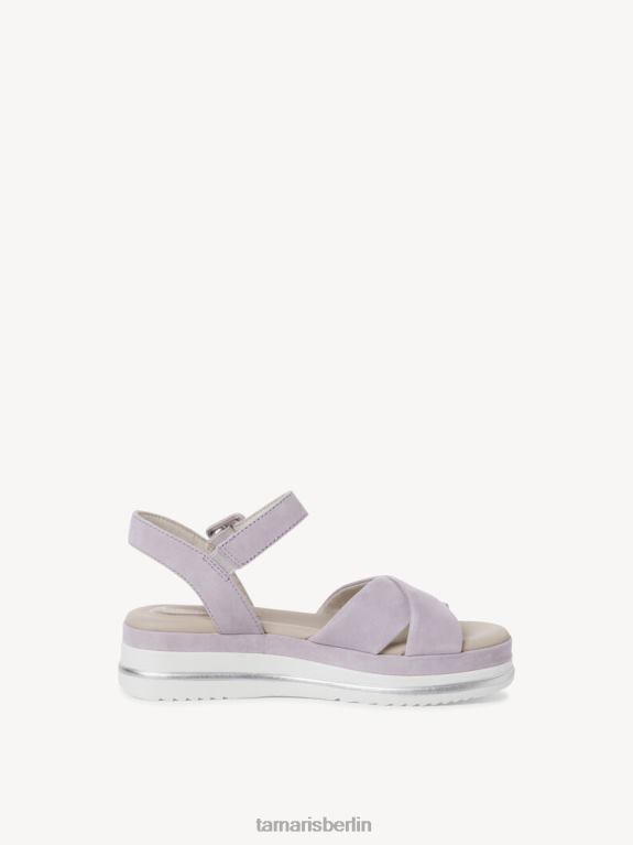 de Tamaris Frauen Ledersandale – Lila/Lavendel 0LHV4727 Schuhe