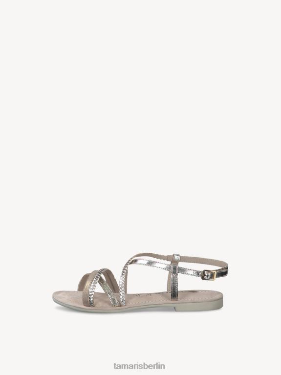 de Tamaris Frauen Ledersandale – Metallic/Gold 0LHV4326 Schuhe