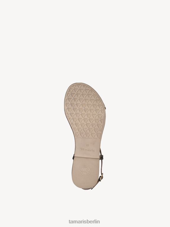 de Tamaris Frauen Ledersandale – Metallic/Gold 0LHV4326 Schuhe