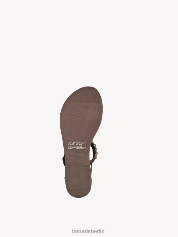 de Tamaris Frauen Ledersandale – Metallic/Rosé-Metallic 0LHV41728 Schuhe