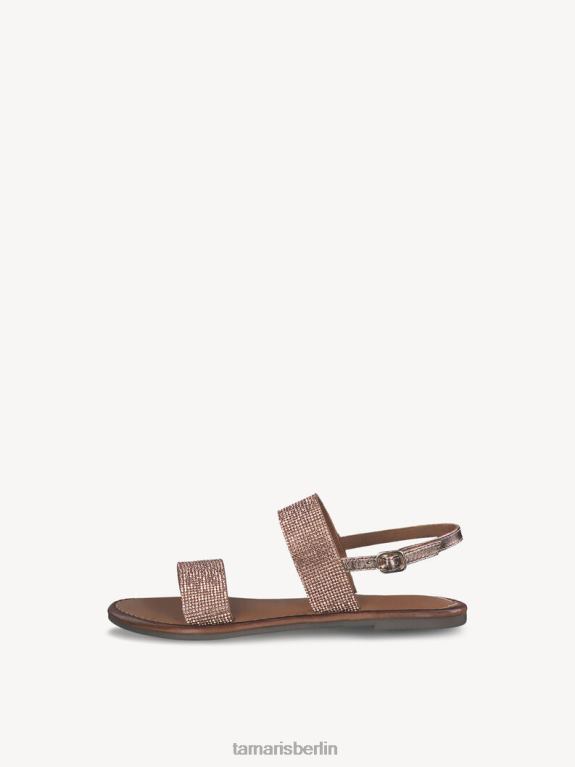 de Tamaris Frauen Ledersandale - Rose/Rose Glam 0LHV41161 Schuhe