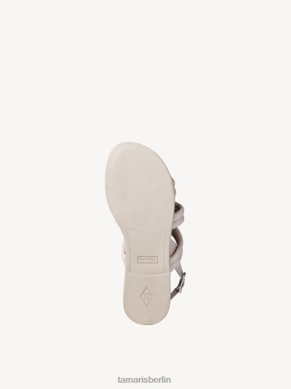 de Tamaris Frauen Ledersandale - Weiß/Offwhite 0LHV41729 Schuhe