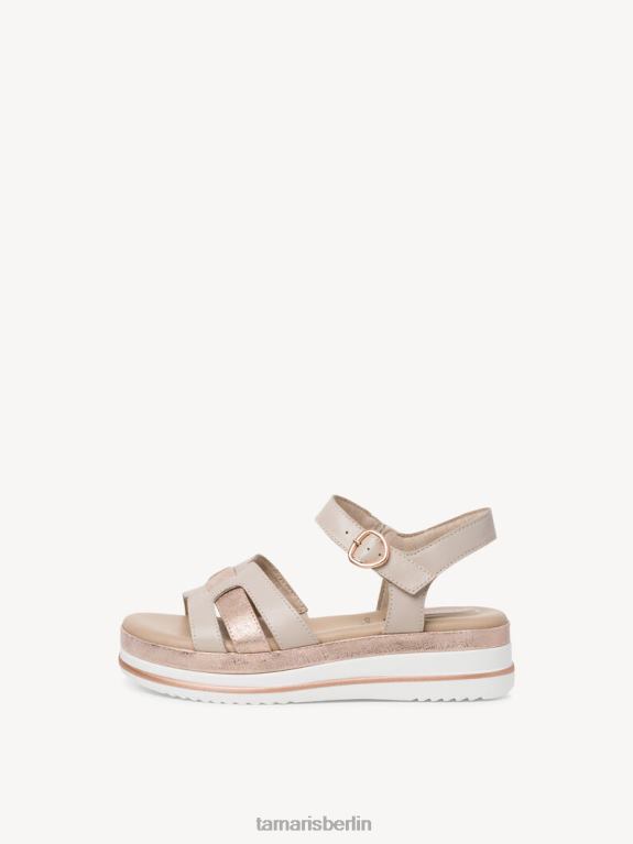 de Tamaris Frauen Ledersandale - grau 0LHV41574 Schuhe