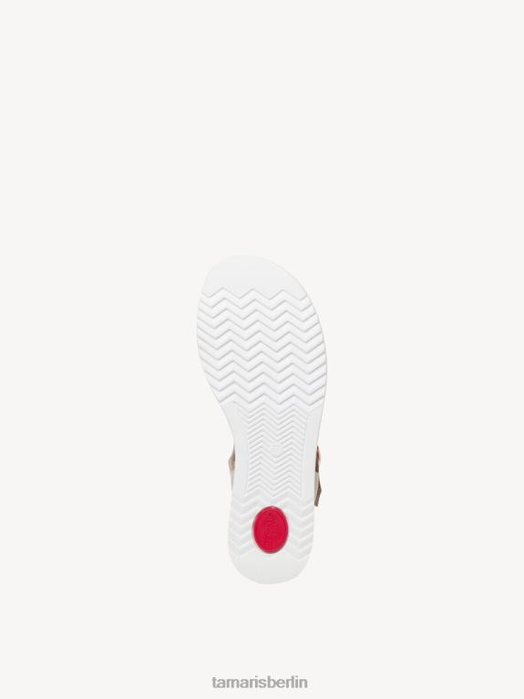 de Tamaris Frauen Ledersandale - grau 0LHV41574 Schuhe