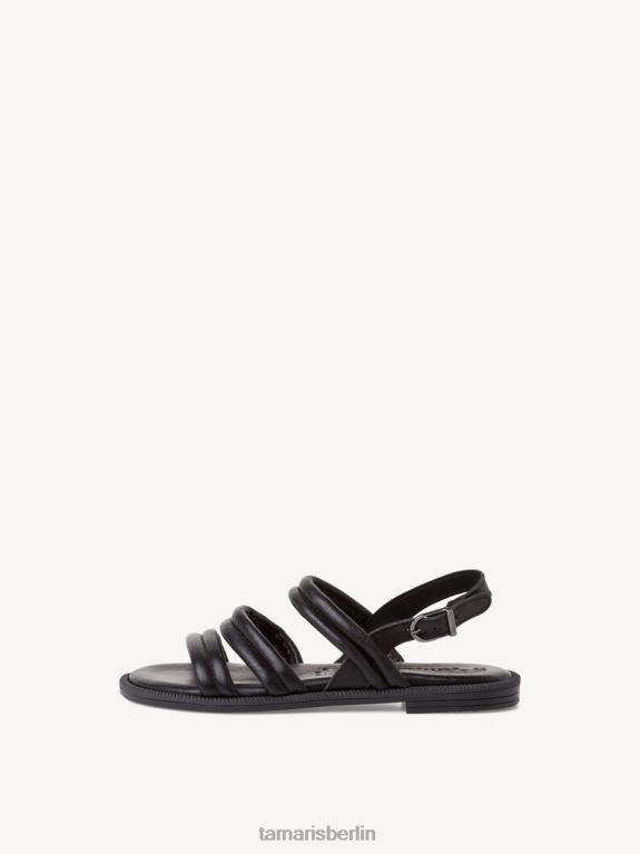de Tamaris Frauen Ledersandale - schwarz 0LHV41503 Schuhe